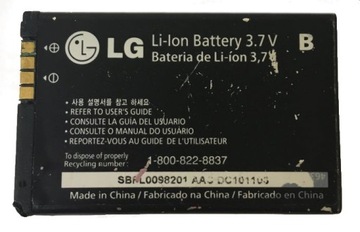 BATERIA LG LGIP-430N GS390 GW300 A133 C300 T320