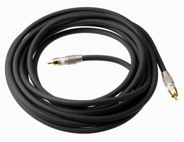 ZŁOTY KABEL WYSOKIEJ JAKOŚCI SUBWOOFER 5m