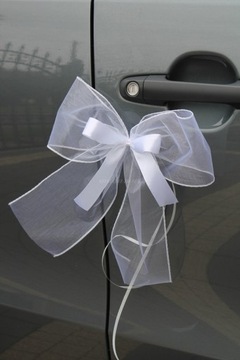 KOKARDY dekoracja sali ławek domu samochodu ŚLUB