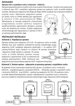 SIMON 54 lampka oprawa schodowa LED biała 12V