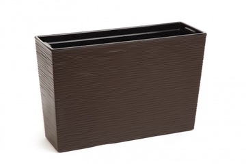 KWIETNIK WERBENA Z WKŁADEM DŁUTO 19x56 H36,5 MOKKA