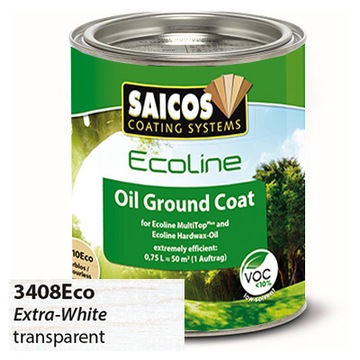 SAICOS OLEJ GRUNTUJĄCY - 3408 extra-biały - 0,75L