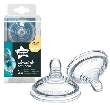 Соска-пустышка TOMMEE TIPPEE SIL 0+ MULTI-FLOW ADVANCED 2 шт.