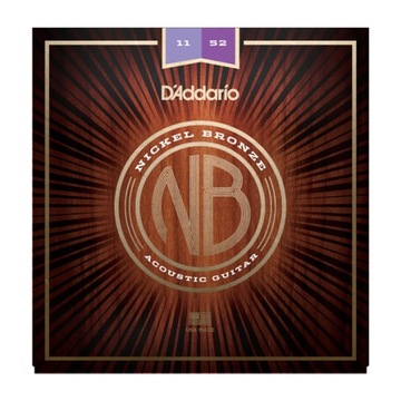 Струны для акустической гитары D'Addario NB1152. 11-52