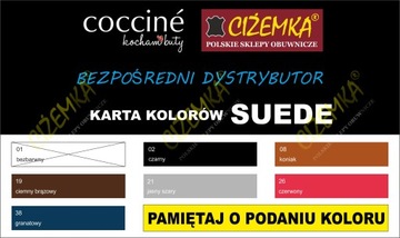 COCCINE FARBA PASTA SUEDE ZAMSZ NUBUK 02 CZARNA