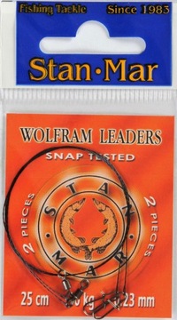 Stan-Mar DL TUNGFRAME поводок 25см 10кг 2 шт