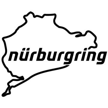 NURBURGRING Nürburgring NAKLEJKA NA SAMOCHÓD