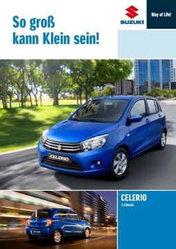 Suzuki Celerio prospekt model 2018 Austria