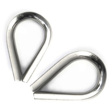 Наперсток из нержавеющей стали А4 для веревок диаметром 4 мм 100 шт.