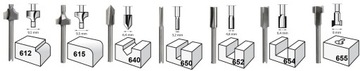 Набор из 7 многофункциональных фрез DREMEL 660.