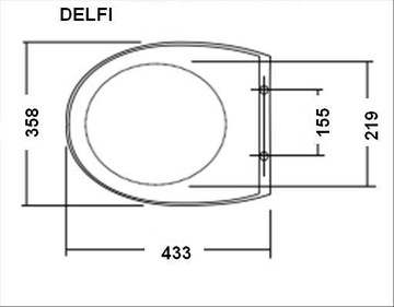 СЪЕМНАЯ МЕДЛЕННО ПОДЪЕМНАЯ ДОСКА ДЛЯ CERSANIT DELFI