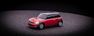 Серебристая машинка Mini Cooper S в форме мыши-мышки