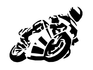 Naklejka, naklejki na samochód MOTOCYKL MOTOCYKLE
