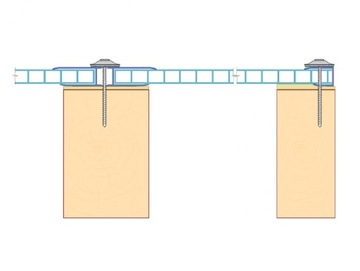 Соединительный профиль H 16 мм, сотовый поликарбонат