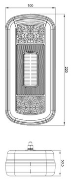 НАБОР ИЗ 2-Х СВЕТОДИОДНЫХ ЛАМП ПРАВАЯ + ЛЕВАЯ 5F PL FRISTOM FT130