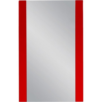 FOKUS meble łazienkowe lustro czerwone 80x50 cm