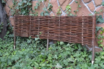 WICKER PALISADE Забор 40/120 с плетеной кромкой