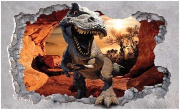 НЕФРИЗЕЛЬНЫЕ ФОТОобои DINOSAUR WALL 3D 416x290