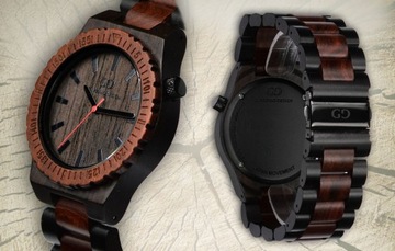 Drewniany zegarek Giacomo Design GD085 4 WZORY