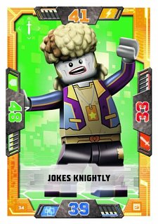 karta nr 34 Jokes Knightley lego nexo knights 2