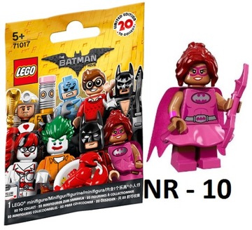 LEGO 71017 MINIFIGURES BATGIRL RÓŻOWA MOC - NR 10