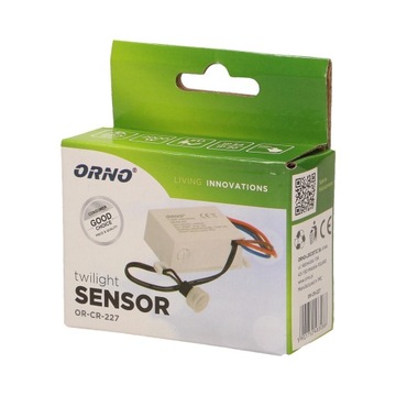 ORNO CZUJNIK ZMIERZCHU Z SONDĄ MINI ZEW. OR-CR-227