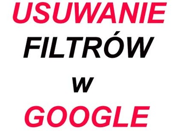 USUWANIE FILTRA W GOOGLE - PLIK DISAVOW