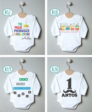 БОДИ НА ДЕНЬ РОЖДЕНИЯ со своим именем, ГОДИК, узоры 80