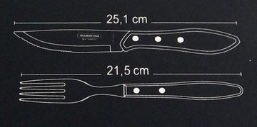 ТРАМОНТИНА Столовые приборы для стейка 8 шт. ДЖАМБО ЧУРРАСКО
