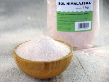 НАБОР x3 ГИМАЛАЙСКОЙ СОЛЬ, мелкая, розовая, 1 кг - MIGO