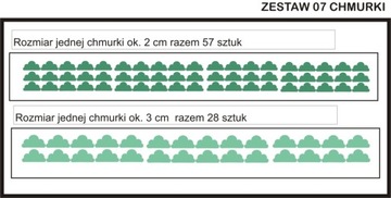 Наклейки на велосипед SET точки цветы звезды