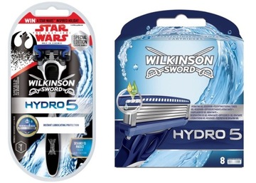 Wilkinson Sword Hydro 5 Star Wars + 8 wkładów z UK