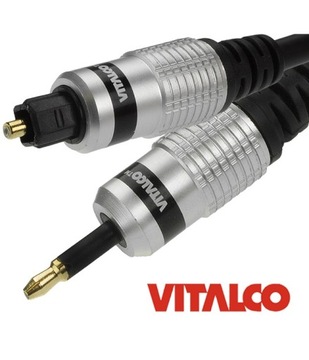 ОПТИЧЕСКИЙ КАБЕЛЬ TOSLINK ДЛЯ MINI JACK VITALCO OP50 1,5 м