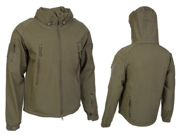 Texar KURTKA SOFTSHELL FALCON Kaptur OLIV - XXL