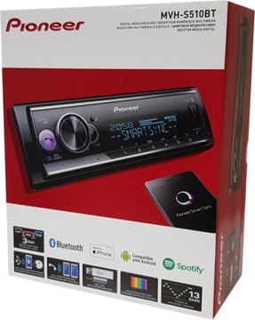 АВТОМОБИЛЬНАЯ РАДИО PIONEER MVH-S510BT USB BT для iPhone