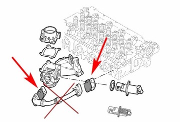 096 Заглушка EGR RENAULT OPEL 2.2 2.5 dCi CDTI