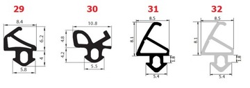 Уплотнители оконные S-1113