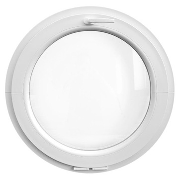 Okno okrągłe 800 UCHYLNE białe PCV uchył 80 ROTA
