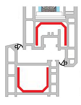 С-1113 Уплотнитель оконный ПЛАСТМО