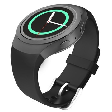 ЧЕРНЫЙ СИЛИКОНОВЫЙ РЕМЕШОК SAMSUNG GEAR S2 РАЗМЕР L