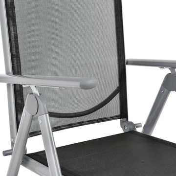 фото ориг. №8, Juskys garden furniture milano, 7-elementowe, з stolem 1 6 silver chairs