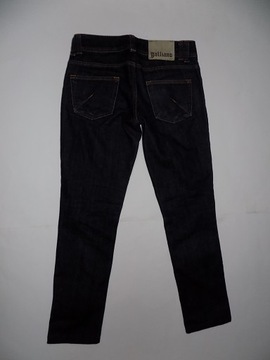 John Galliano spodnie jeans 27 rurki jeansowe