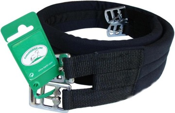 Подпруга хлопчатобумажная, черная, 110 см.