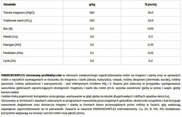 Микрокомплекс сульфат магния 5кг