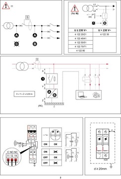 Разрядник для защиты от перенапряжения C 4P 20k 1,2 кВ 412223 Legrand