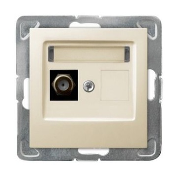 Gniazdo antenowe ECRU GPA-1YF/m/27 IMPRESJA OSPEL