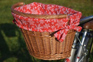 Корзина Wicker BIKE с защелкой + вставка 16 цветов