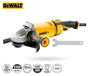 Шлифмашина 230мм 2600Вт DWE4579 DeWALT плавный пуск