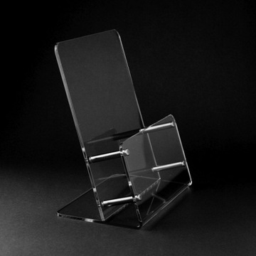 ПОДСТАВКА ДЛЯ ФИЛЬТРА С КАРМАНОМ ИЗ ПЛЕКСИ А5 (ВЕРТИКАЛЬНАЯ)