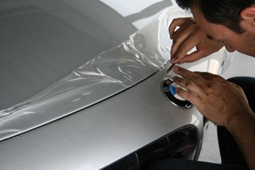 ФОЛЬГА, ПРОЗРАЧНЫЙ ШПОН, ГЛЯНЦЕВАЯ, САМОКЛЕЙКА 152см